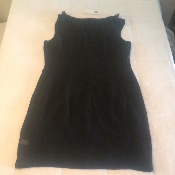 Banana Republic silk ruffles little black dress 14 - Picture 2 of 5